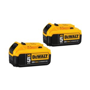 20V+MAX+Premium+XR+5.0Ah+Lithium+Battery+Pack+Set+of+2