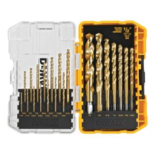21pc+Titanium+Nitride+Coating+Drill+Bit+Set
