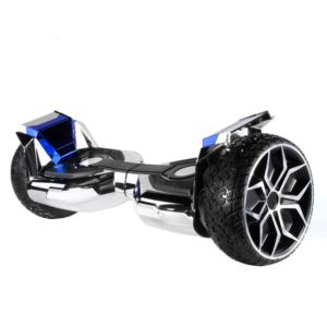 XPRIT+Legion+8.5%27%27+All+Terrain+Off-Road+Hoverboard+w%2FLED+Lights%2C+Chrome+Silver