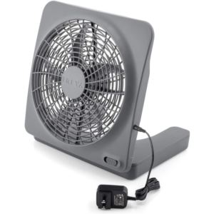 10-Inch+Portable+Desktop+Air+Circulation+Battery+Fan%2C+2+Speed%2C+Compact+Folding+%26+Tilt+Design%2C