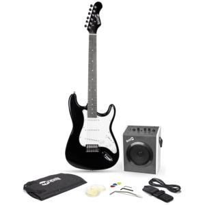 Full-Size+Electric+Guitar+Kit+Black