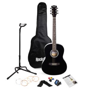 Acoustic+Guitar+Kit+-+Guitar%2FStand%2FTuner%2FBag+Blue