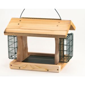 Premier+Cedar+Feeder+with+Suet+Cages