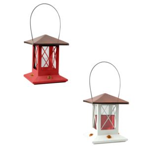 26+oz++CopperTop+Red+%26+White+Assorted+Lantern+Hummingbird+Feeders