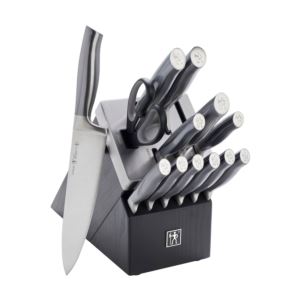 Graphite+14pc+Self-Sharpening+Knife+Block+Set+Black