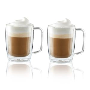 2pc+Cafe+Roma+Double+Wall+15oz+Glass+Latte+Mug+Set