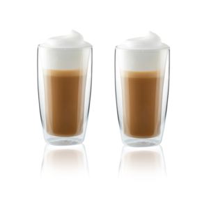 2pc+Cafe+Roma+Double+Wall+11.8oz+Glass+Latte+Set