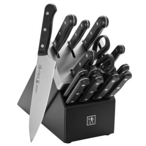 Solution+16pc+Self-Sharpening+Knife+Block+Set+Black