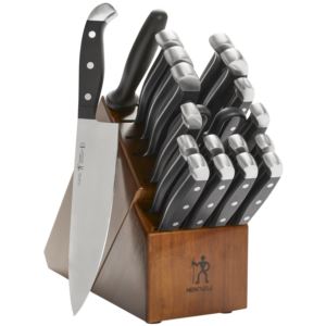 Statement+20pc+Knife+Block+Set+Brown