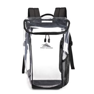 Clear+Toploader+Backpack+Black