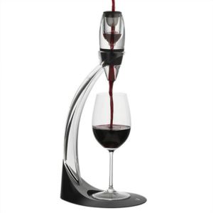 Red+Wine+Aerator+Tower+Set
