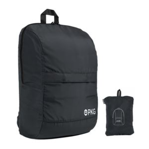 PKG+umiak+33L+Recycled+Packable+Backpack+in+Black