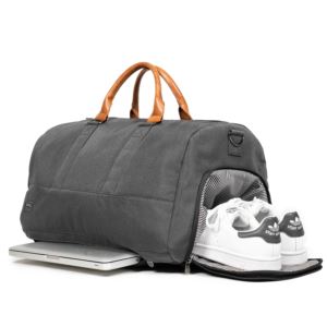 PKG+Bishop+II+Recycled+Duffel+in+Dark+Grey