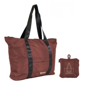 PKG+umiak+33L+Recycled+Packable+Tote+in+Rum+Raisen