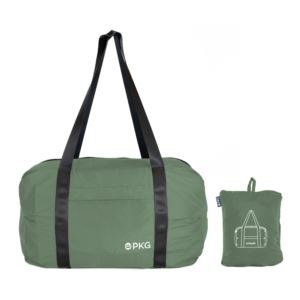 PKG+umiak+31L+Recycled+Packable+Duffle+in+Forest+Green
