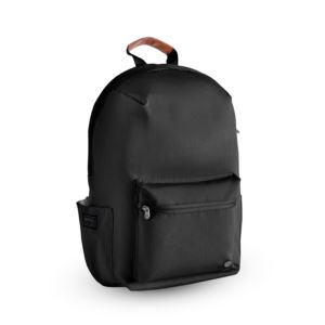 PKG+Granville+22L+Recycled+Backpack+in+Black+%26+Grey