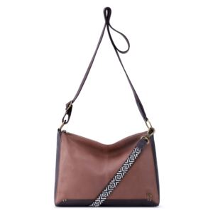 Camila+Top+Zip+Crossbody+in+Teak+Block