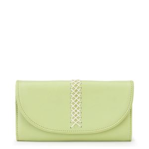 Fernwood+Leather+Flap+Wallet+in+Key+Lime