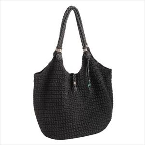 The+SAK+Indio+Crochet+Tote+in+Black