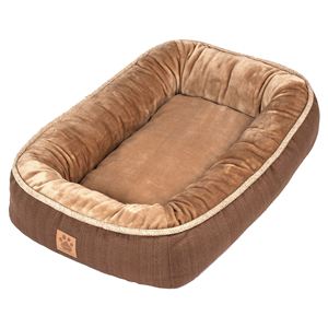 SNZ+Re+Low+Bumper+Bed+-+Brown+-+36X27X7%22