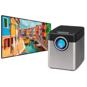 720p+Projector+with+Screen