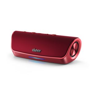 Scene+Smart+Water+Resistant+Bluetooth+Speaker+in+Red