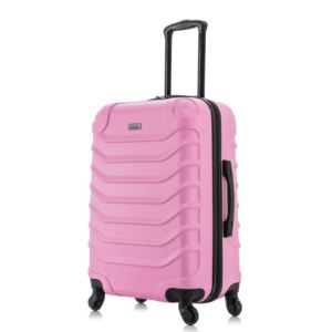 InUSA+Endurance+Hard+Shell+Luggage+%2824inch%2C+Pink%29