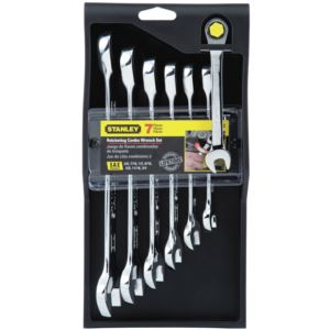 7pc+Ratcheting+Combination+SAE+Wrench+Set
