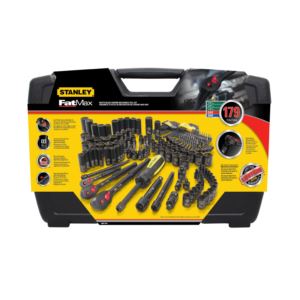 179pc+Matte+Black+Mechanic+Socket+Set
