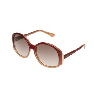 Round+Frame+Sunglasses+in+Brown+Ombre