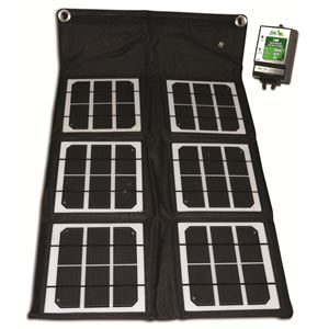 18+Watt+Folding+Solar+Panel+w%2F8+Amp+Controller