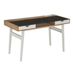 Techni+Mobili+Compact+Computer+Desk+with+Multiple+Storage%2C+Walnut