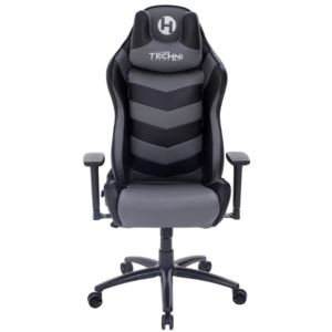 Techni+Sport+Ergonomic+High+Back+Racer+Video+Gaming+Chair-Grey%2FBlack