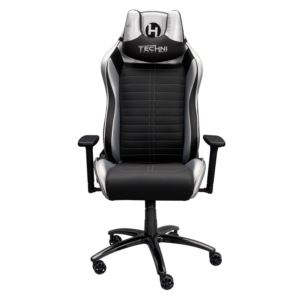 Techni+Sport+Ergonomic+Racing+Style+Gaming+Chair+-+Silver