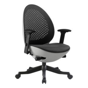 Techni+Mobili+Deco+LUX+Executive+Office+Chair%2C+White