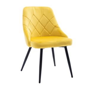 Techni+Mobili+2+PC+Modern+Contemporary+Tufted+Velvet+Chair+-+Gold