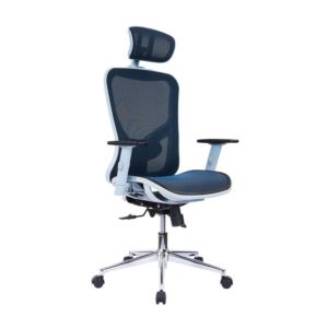 The+Techni+Mobili+High+Back+Executive+Mesh+Office+Chair-Blue