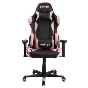 Techni+Sport+Ergonomic+High+Back+Racer+Gaming+Chair-+Pink