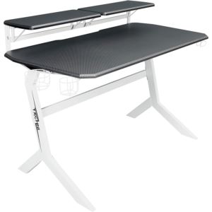 Techni+Sport+Gaming+Desk-White