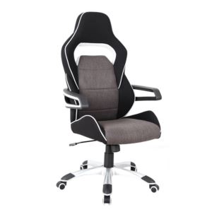 Techni+Mobili+Cristo+Ergonomic+Racing+%26+Office+Chair-Grey%2FBlack