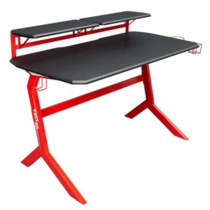 Techni+Sport+Red+Stryker+Gaming+Desk-Red