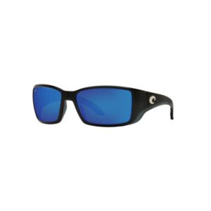 Blackfin+Matte+Black+Sunglasses+w%2F+Polarized+580P+Blue+Mirror+Lens