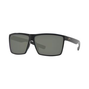 Rincon+Shiny+Black+Sunglasses+w%2F+Polarized+580G+Gray+Lens