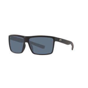 Rinconcito+Matte+Black+Sunglasses+w%2F+Polarized+580P+Gray+Lens