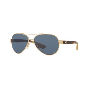 Loreto+Rose+Gold+Sunglasses+w%2F+Polarized+580P+Gray+Lens
