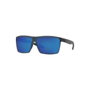Rincon+Matte+Smoke+Crystal+Sunglasses+w%2F+Polarized+580P+Blue+Mirror+Lens