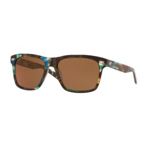 Aransas+Shiny+Ocean+Tortoise+Sunglasses+w%2F+Polarized+580G+Copper+Lens