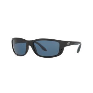 Zane+Matte+Black+Sunglasses+w%2F+Polarized+580P+Gray+Lens