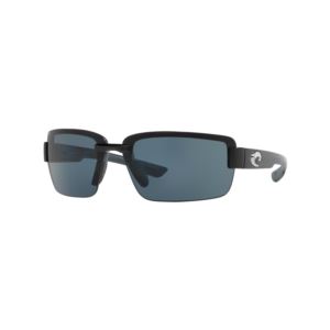 Galveston+Shiny+Black+Sunglasses+w%2F+Polarized+580P+Gray+Lens