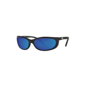 Fathom+Matte+Black+Sunglasses+w%2F+Polarized+580G+Blue+Mirror+Lens
